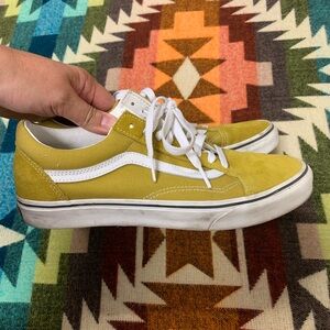 Vans Mustard Sneakers with White Trim